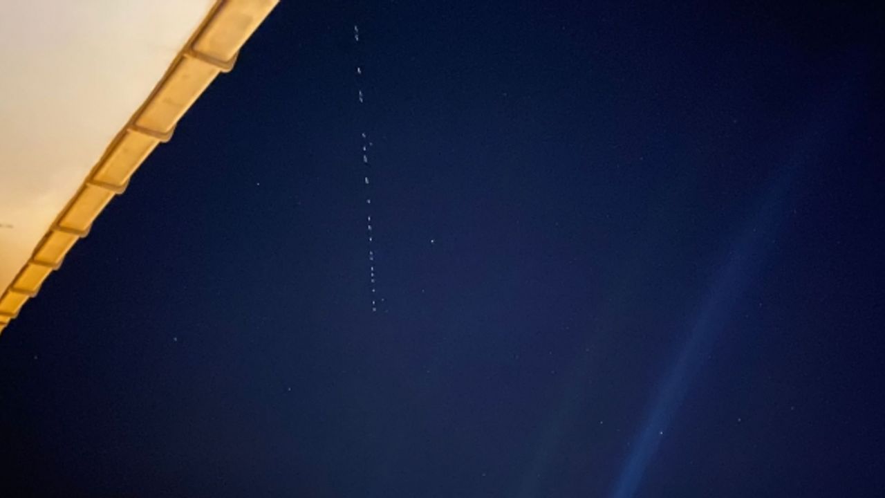 Elon Musk'ın Starlink uyduları Diyarbakır semalarında görüldü