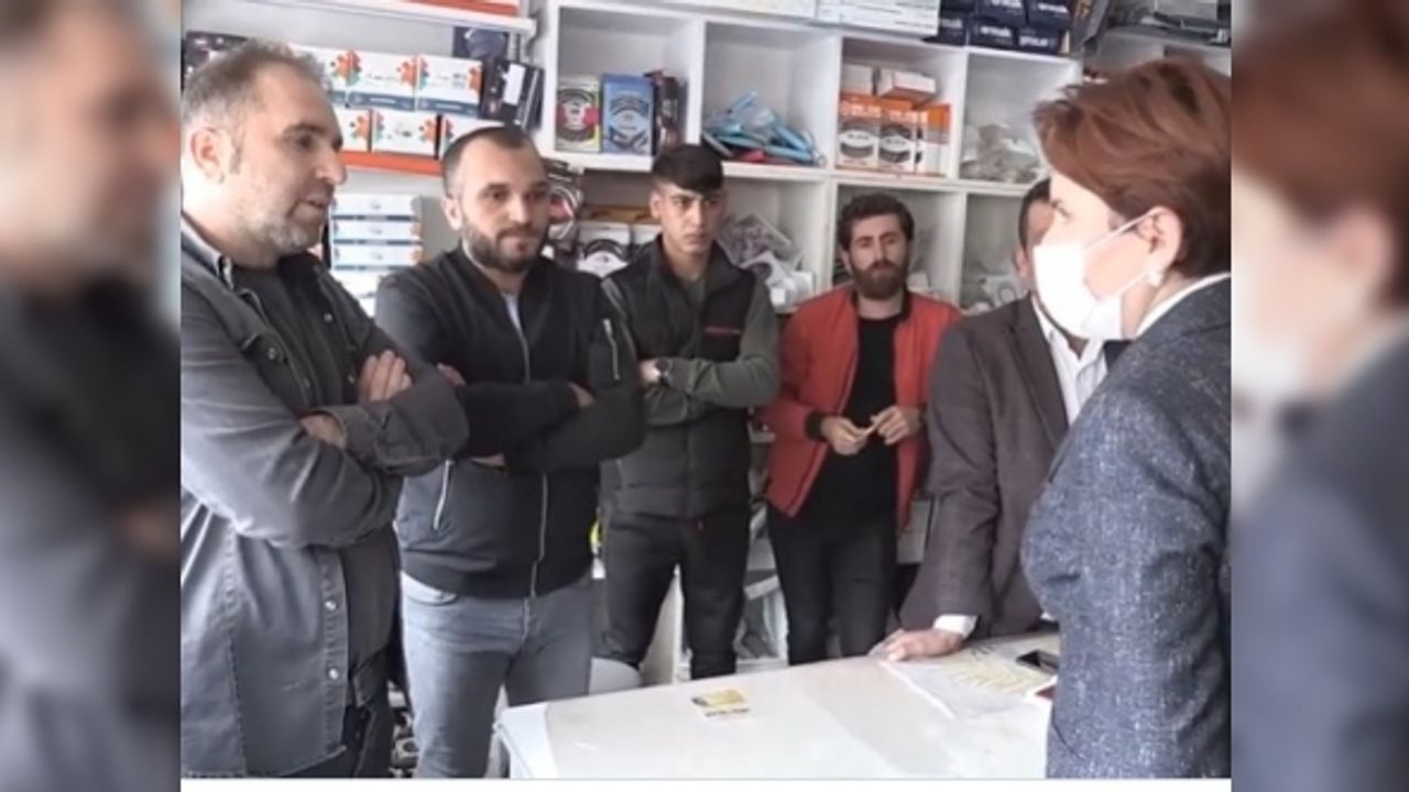 Siirt'te Meral Akşener ile vatandaşlar arasında 'Kürdistan' tartışması