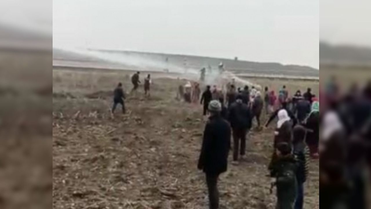 Diyarbakır’ın Sinanlı Köyü'nde toprak mücadelesi sürüyor: Jandarmadan köylülere müdahale!
