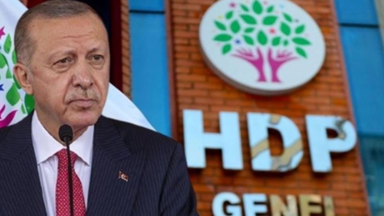 Dikkat çeken iddia: "HDP’nin kapatılma davasından Erdoğan ile AKP hoşnut değil"