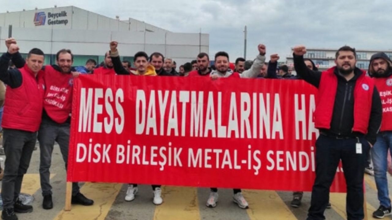 11 fabrikada 2 bin MESS işçisi greve gidiyor