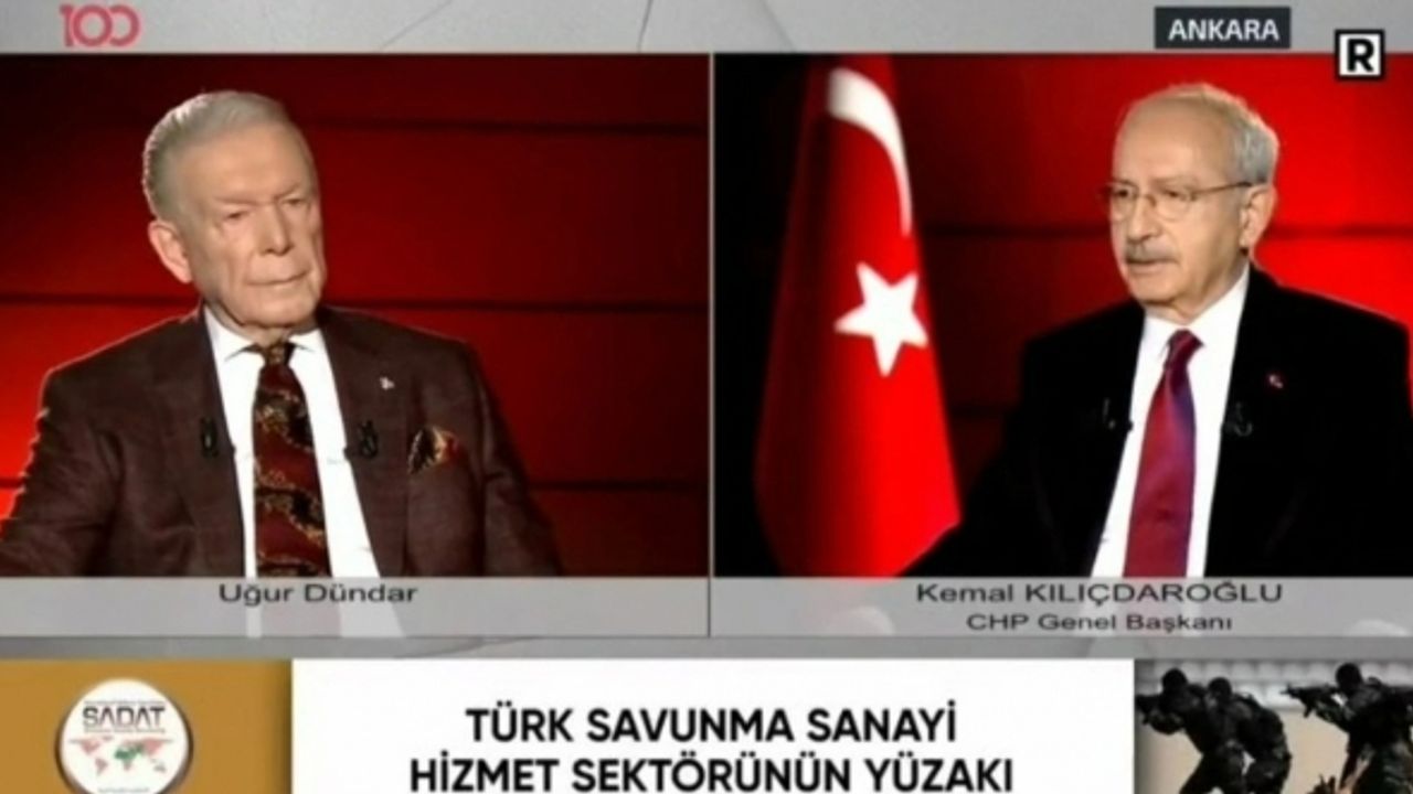 Kılıçdaroğlu’nun katıldığı yayında SADAT reklamı verildi! Uğur Dündar ve Kılıçdaroğlu’dan reklam hakkımda açıklama