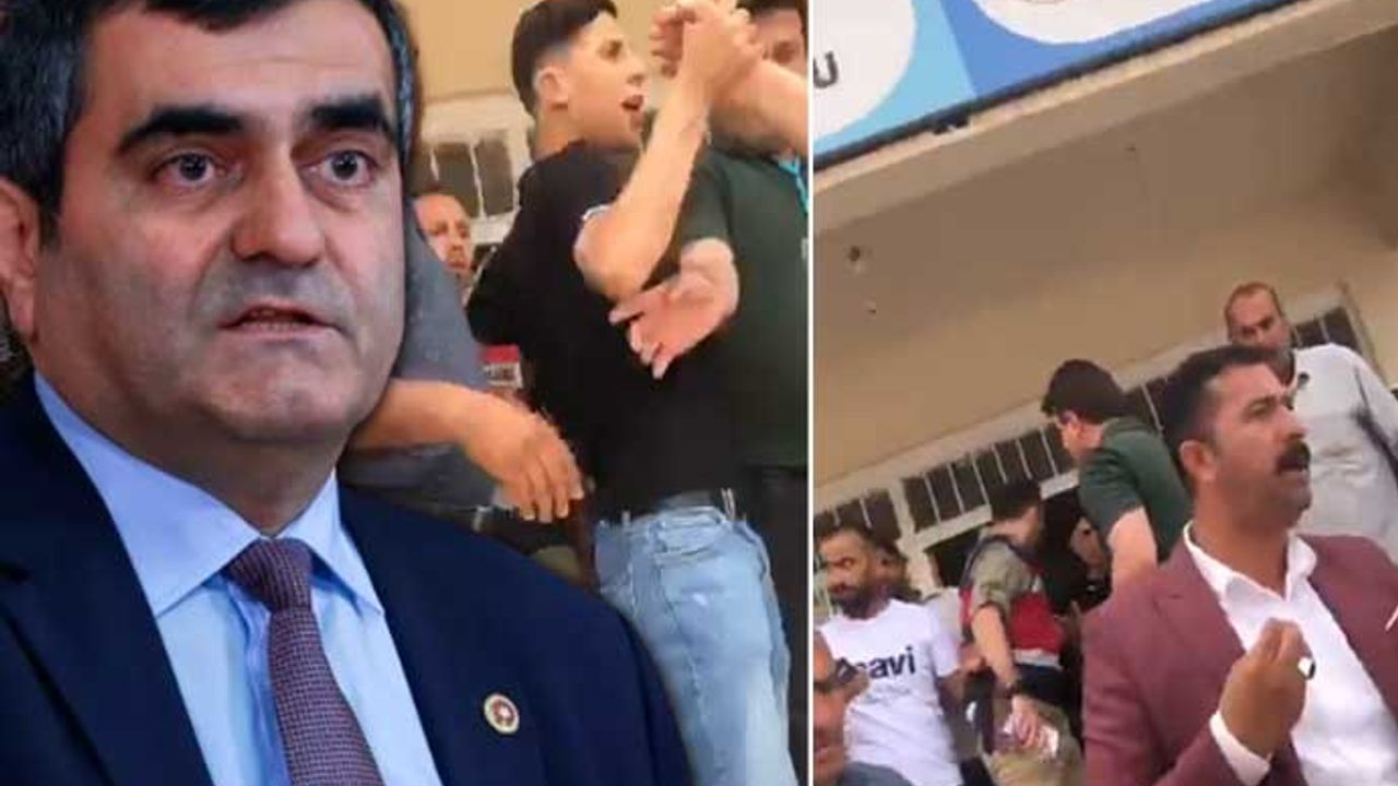 Şanlıurfa’da toplu oy kullanımını engellemek isteyen CHP milletvekili Ali Şeker’e saldırı!