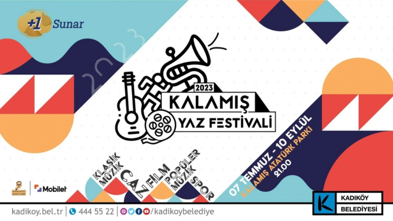 Kültür-sanatın kalbi Kadıköy'de atacak! Kalamış Yaz Festivali başlıyor
