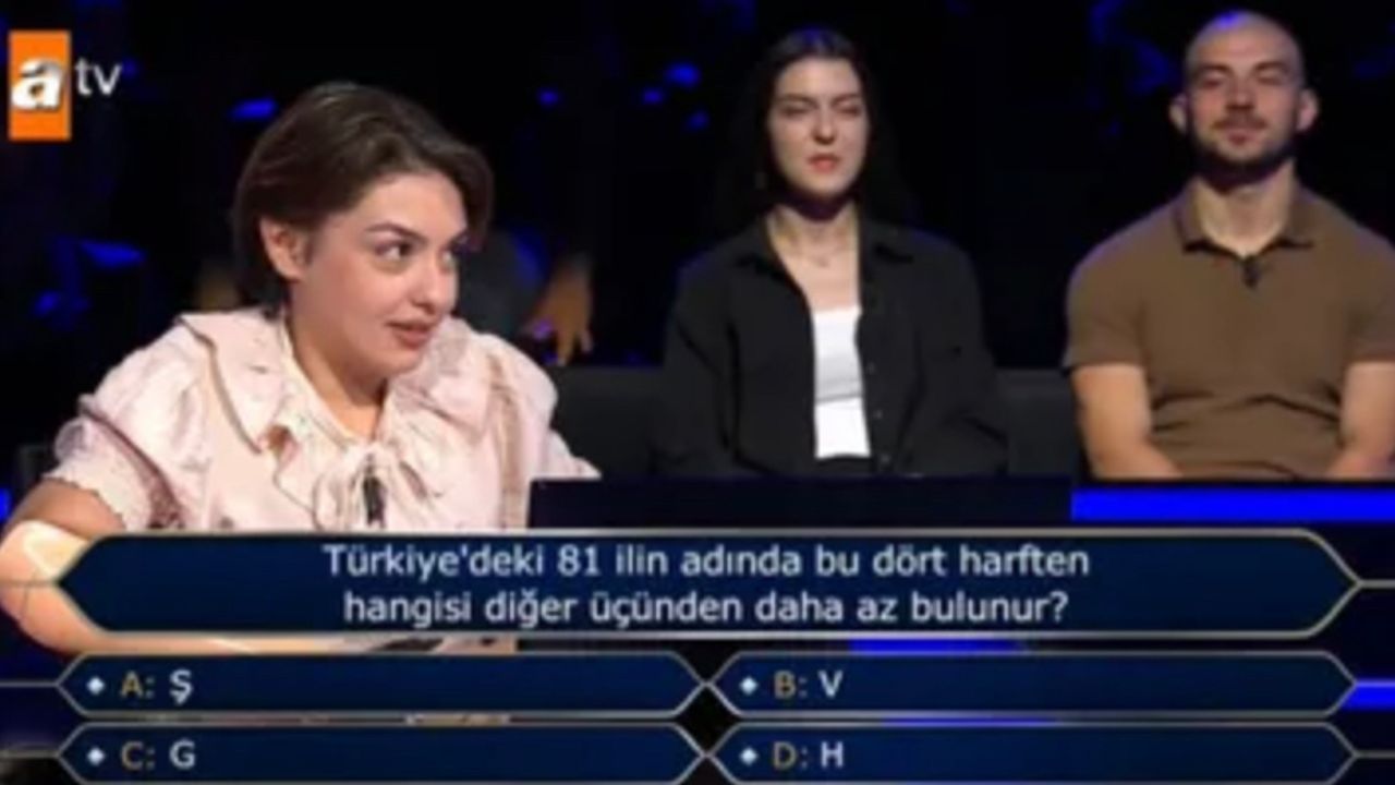 Kim Milyoner Olmak İster yarışmasında 1 milyonluk soruyu bildi