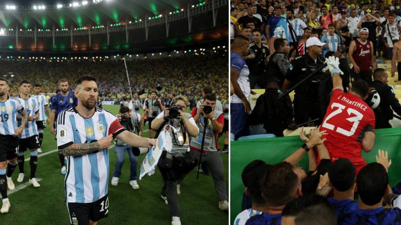 Güney Amerika derbisinde büyük olaylar çıktı! Messi takımı çekti