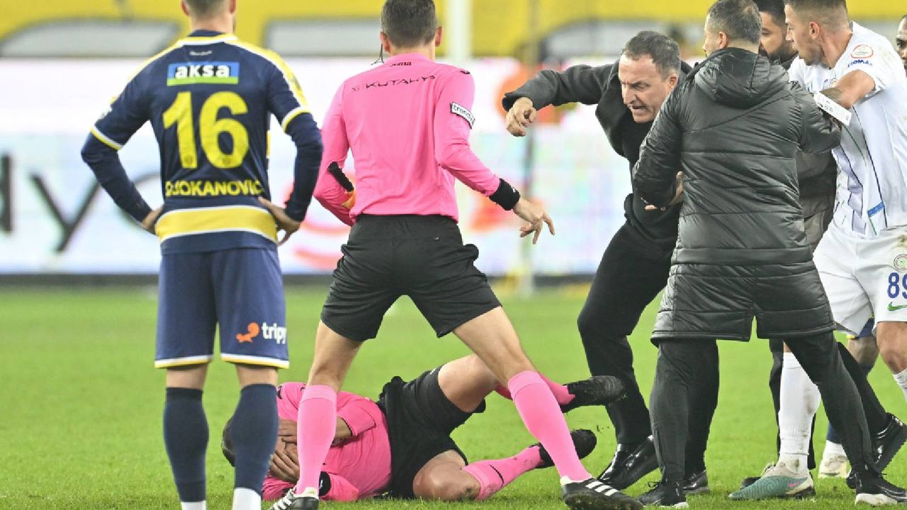 Türk futbolunda kara gece! TFF’nin fair play ödülü verdiği Ankaragücü başkanı hakem Halil Umut Meler’e saldırdı