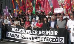 Şişhane'de kayyum protestosu: "AKP iktidarı bir kez daha darbe gerçekleştirdi"