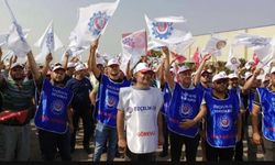 Patronun dayatmasına karşı işçiler greve çıktı