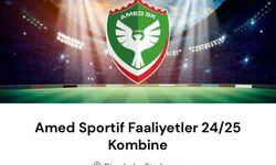 Amedspor kombineleri Passolig’den nasıl alınır?