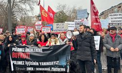 Eskişehir'de Polonez işçilerinin direnişine destek