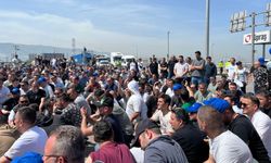 TÜPRAŞ işçisi düşük zamma karşı eyleme geçti