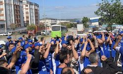Portakal Plastik’te grev kırıcılığına geçit yok: Malzeme dolu kamyonu boşalttırıp öyle çıkarttılar