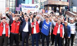 Direnişteki Altındağ Belediyesi işçilerine müdahale: 1 işçi yaralandı