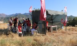 Dersim’de işçiler çadır eylemi başlattı