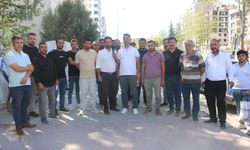Adıyaman’da inşaat işçileri 5 aylık maaşlarını istiyor