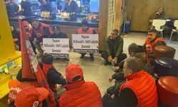 HAVI Lojistik işçilerinden McDonald’s önünde eylem