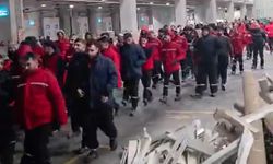 Migros depo işçileri düşük zam dayatmasına karşı eylemde