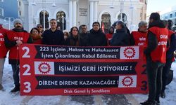 Kayyumun işten çıkardığı işçiler, 157'nci gününde eylemlerini sürdürdü