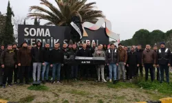 Soma Termik Santralı işçilerinden tabutlu eylem