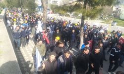 Soma’da işçiler hakları için yürüdü: İşten atmalara ve düşük ücretlere tepki