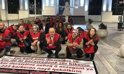 Van’da 223 işçinin işe dönüş nöbeti 435’inci gününde