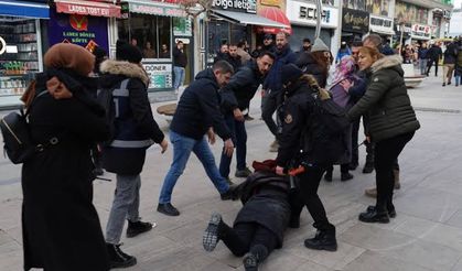 Van'da kadınların yürüyüşüne müdahale: Çok sayıda gözaltı