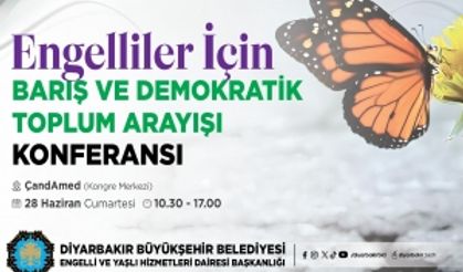 Diyarbakır’da ‘Engelliler İçin Barış ve Demokratik Toplum Arayışı’ konferansı yapılacak
