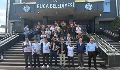 Buca Belediyesi’nde iş bırakma eylemi: Emekçiler sözleşmenin uygulanmasını istiyor