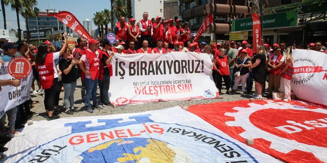 DİSK Genel - İş Türkiye geneli iş bırakma eylemi yaptı