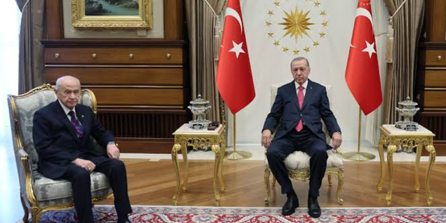 Erdoğan, emekli aylığı artışlarını yeterli bulmadığını açıklayan Bahçeli ile bir araya geldi
