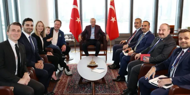 Erdoğan ile Elon Musk ABD’de görüştü; Erdoğan, Musk’a çağrı yaptı