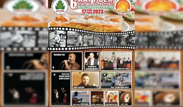 İstanbul'da Kürt Böreği Festivali yapılacak 