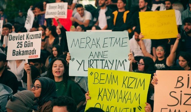 Yine öğrenci yurdu, yine asansör düştü!