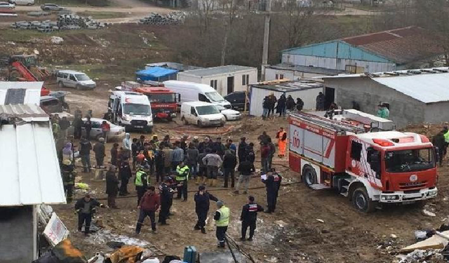Şantiyede Yangın Faciası: 1 İşçi Öldü!