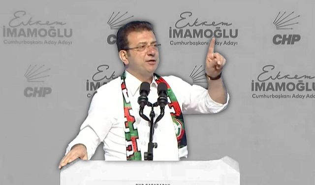 Ekrem İmamoğlu Diyarbakır’da Amedspor atkısı ile sahneye çıktı, çözüm sürecine ilişkin mesaj verdi