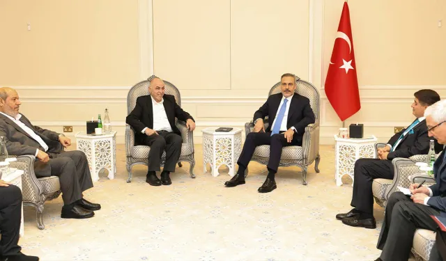 Dışişleri Bakanı Fidan, Hamas üst düzey temsilcileriyle bir araya geldi