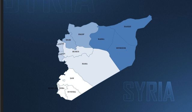Suriye 5 ana bölgeye ayrılıyor