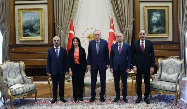 İmralı Heyeti ile Erdoğan görüşmesi başladı