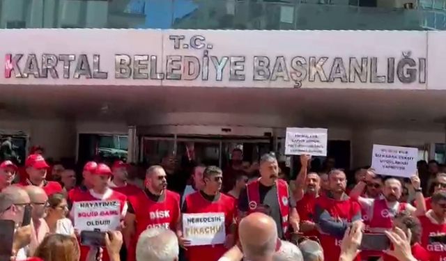 Maaşlarının yarısı yatırılan Kartal Belediyesi işçileri: Alın terimizin karşılığını verin