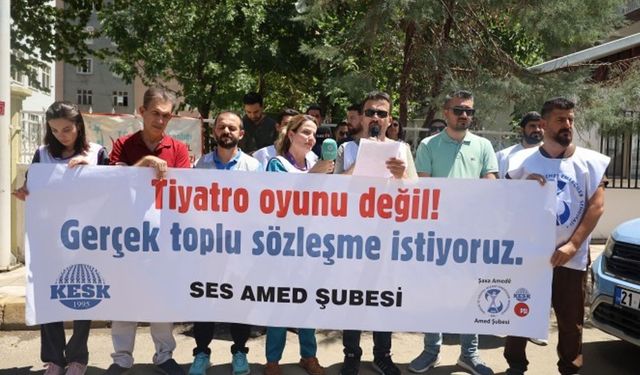 Sağlık emekçileri Diyarbakır’da TİS taleplerini açıkladı