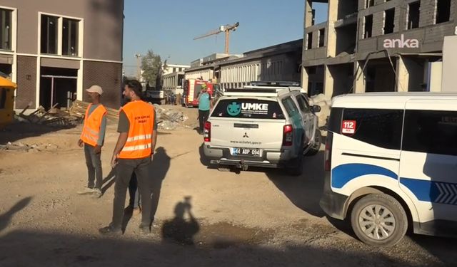 Malatya’da çarşı inşaatında toprak kayması sonucu bir işçi ağır yaralandı