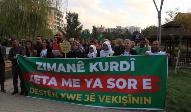 Bütün Kürt kentlerinde TED Koleji ve Amedspor üzerinden ‘Kürtçeye ambargo’ protesto edildi