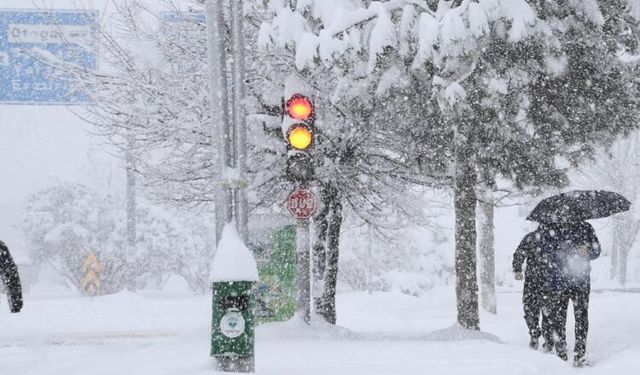 Meteoroloji'den birçok il için uyarı: Kuvvetli kar yağışı bekleniyor