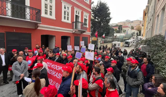 TİS tıkandı, grev başladı: Özel İtalyan Lisesi’nde emekçiler iş bıraktı