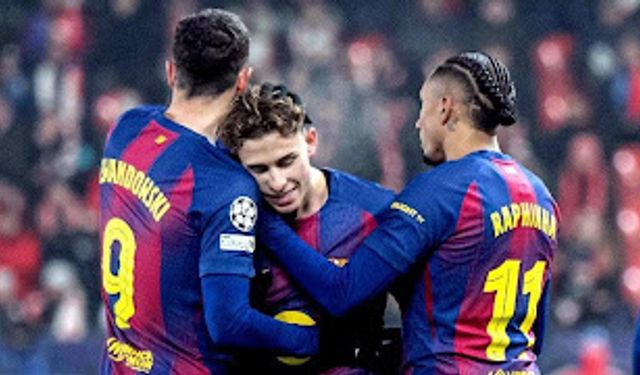 Barcelona, 2026 Şampiyonlar Ligi grup aşamasında Prag Slavia takımını mağlup etti
