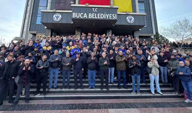 Buca Belediyesi işçiler iş bıraktı