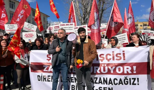 Şık Makas İşçileri 150. Günde Bakanlık Önünde Eylemde