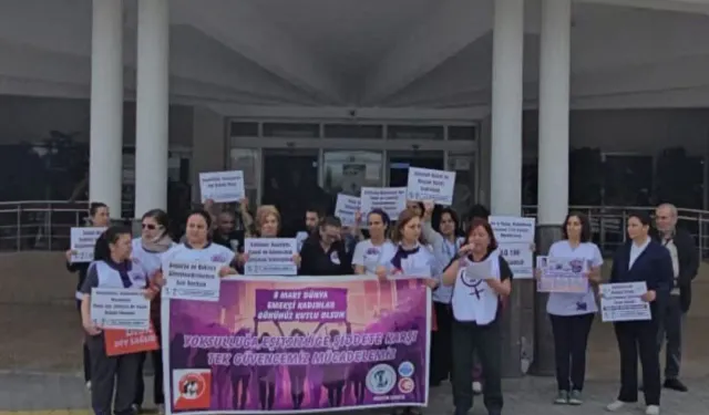 Mersin’de sağlık emekçisi kadınlardan insanca çalışma talebi