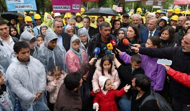 Hatimoğulları’ndan madencilere destek: “Mücadeleyi birlikte büyüteceğiz”